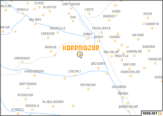 map of Korrnidzor