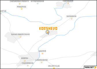 map of Korshevo