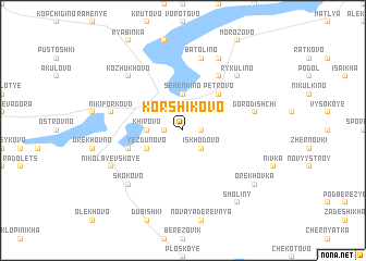 map of Korshikovo