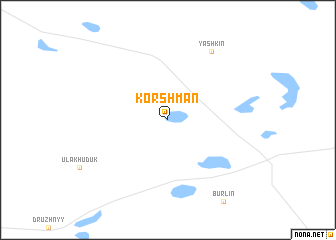 map of Korshman