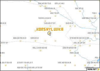 map of Korshyluvka