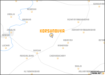 map of Korsunovka