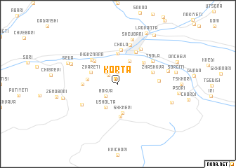 map of Korta