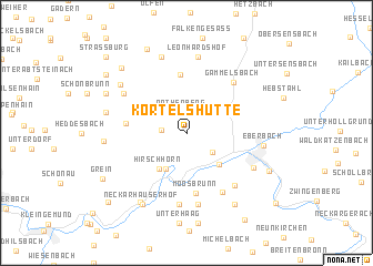 map of Kortelshütte