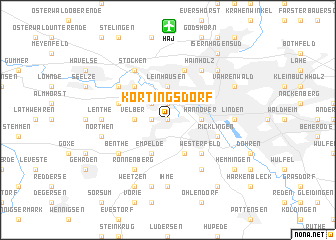 map of Körtingsdorf