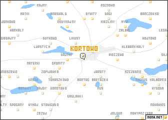 map of Kortowo