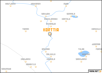 map of Korttia