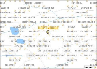 map of Kortwoude