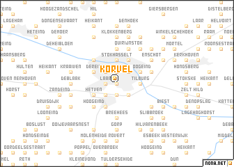 map of Korvel