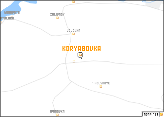 map of Koryabovka