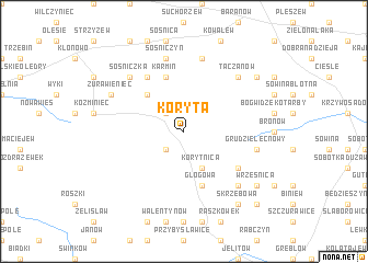 map of Koryta
