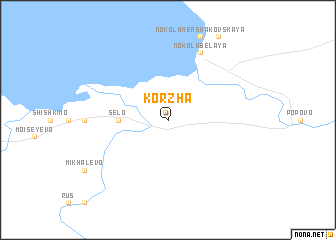 map of Korzha