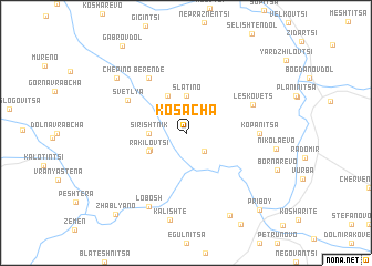 map of Kosacha