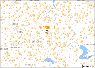 map of Kosal-li