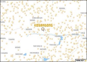 map of Kosam-dong