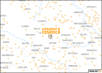 map of Kosanica