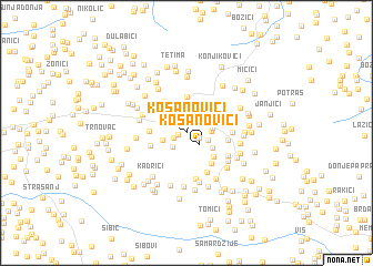 map of Kosanovići