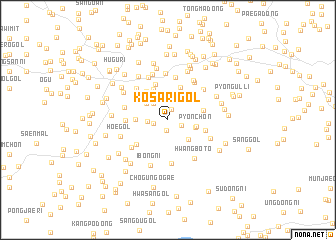 map of Kosari-gol