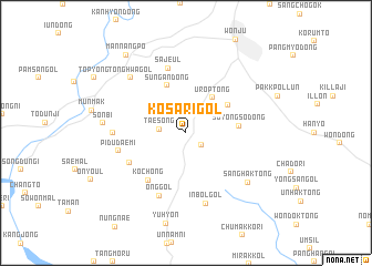 map of Kosari-gol