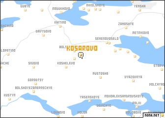 map of Kosarovo