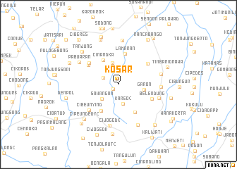 map of Kosar