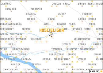 map of Kościeliska