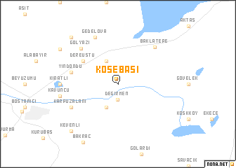 map of Köşebaşı
