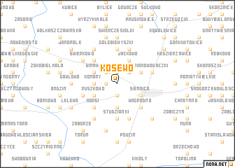 map of Kosewo