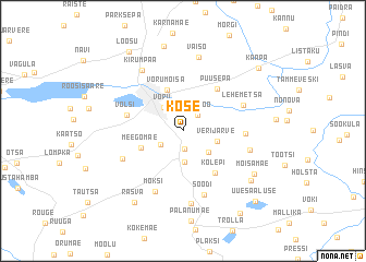 map of Kose