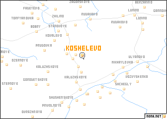 map of Koshelëvo