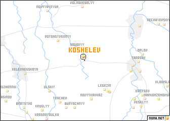 map of Koshelëv