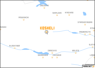 map of Kosheli