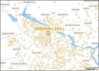 map of Koshi Kalle Kili