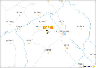 map of Koshi