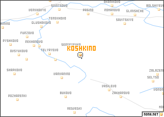 map of Koshkino