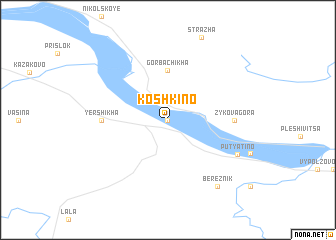 map of Koshkino