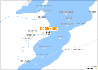 map of Koshkino