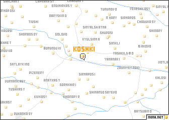 map of Koshki