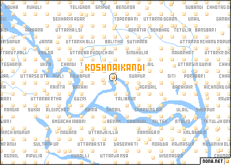 map of Koshnāikāndi