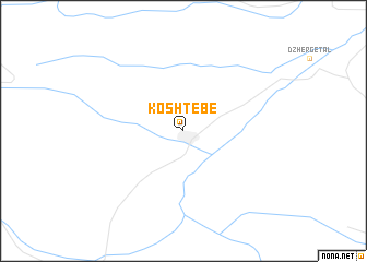 map of Koshtëbë
