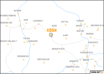 map of Kosh