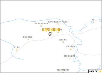 map of Kosikovo