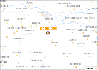 map of Kosilovo