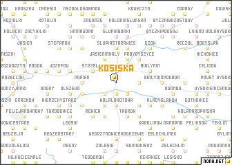 map of Kosiska
