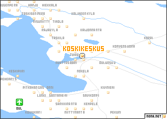 map of Koskikeskus