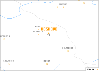 map of Koskovo