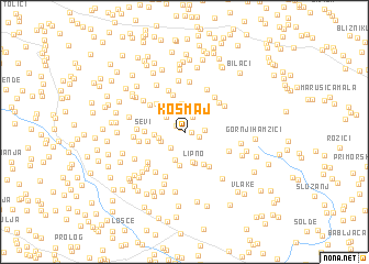 map of Kosmaj