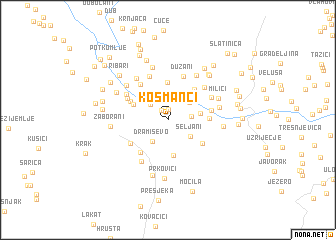 map of Kosmanci