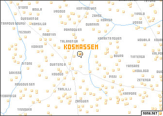 map of Kosmassem