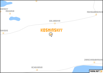 map of Kosminskiy